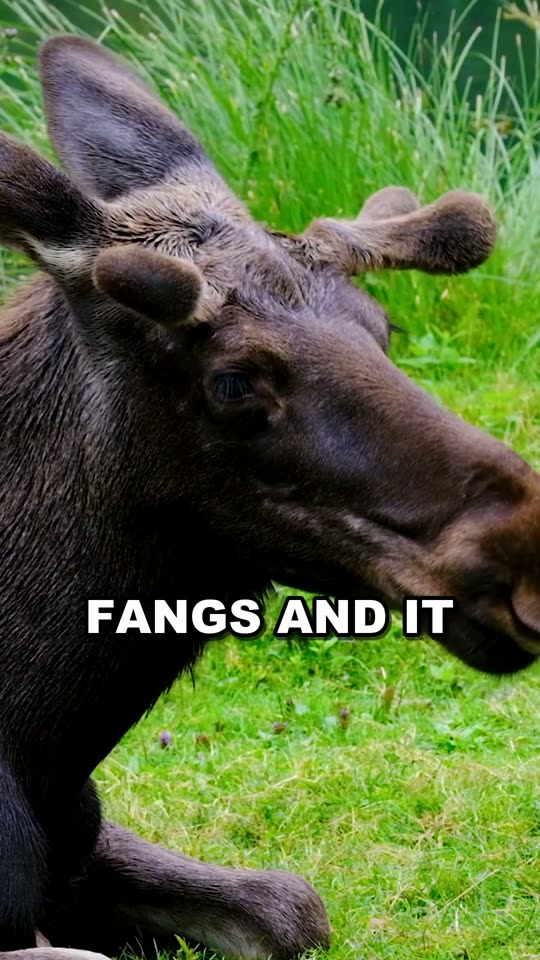 Bull moose in willows
